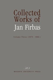 Collected Works of Jan Firbas: Volume Three