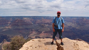 Na svých cestách po světě navštívil i americký Grand Canyon. Foto: archiv Martina Vaculíka