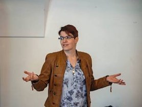 Klára Hübnerová ve Science Café