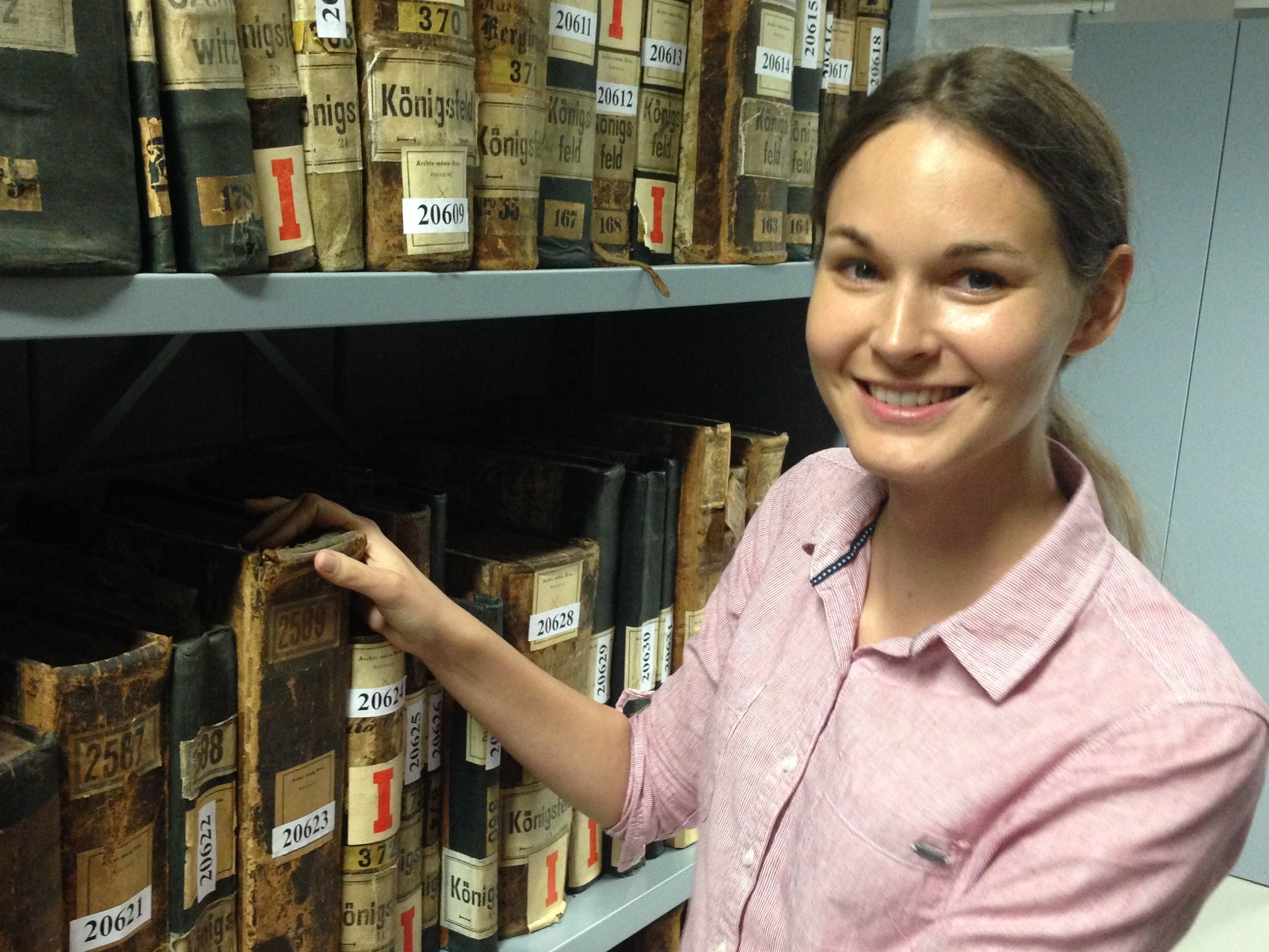 Tereza Broncová, archivářka (MZA v Brně)