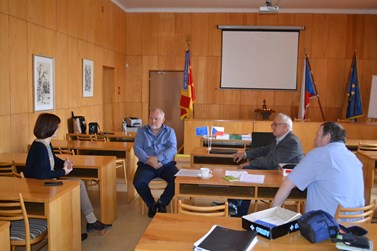 Jednání na obecním úřadě v Lednici, 12. 4. 2018
