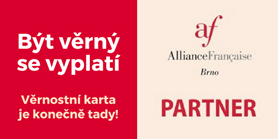 Věrnostní karta Alliance Française Brno