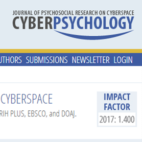 Cyberpsychology: Journal of Psychosocial Research on Cyberspace