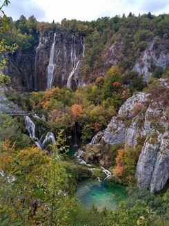 Chorvatsko nabízí spoustu krásných míst. Plitvická jezera. Foto: archiv autorky