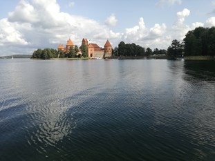 Středověký hrad Trakai. Foto: archiv autora