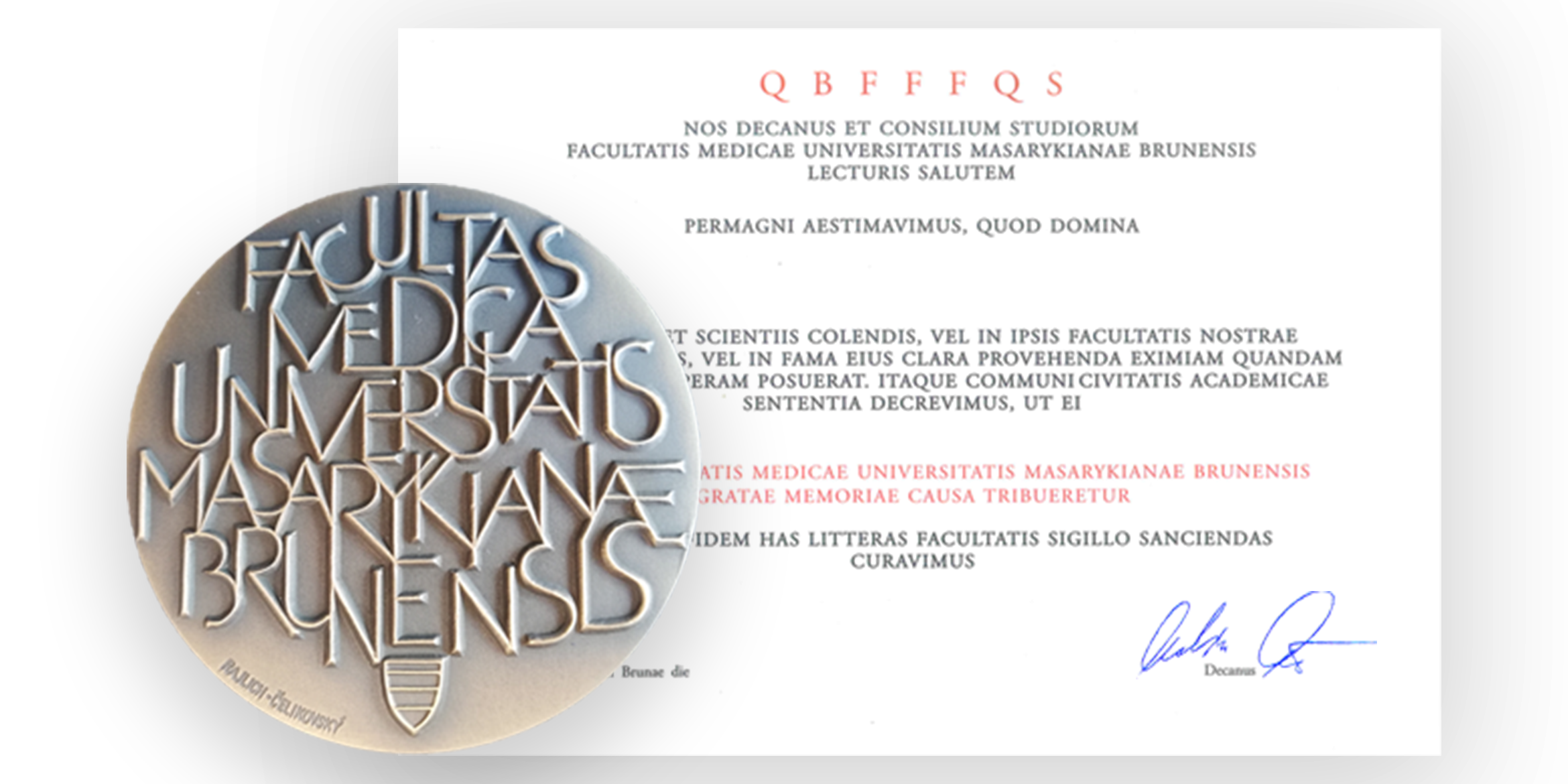 Pozvánka na Slavnostní předávání pamětních medailí