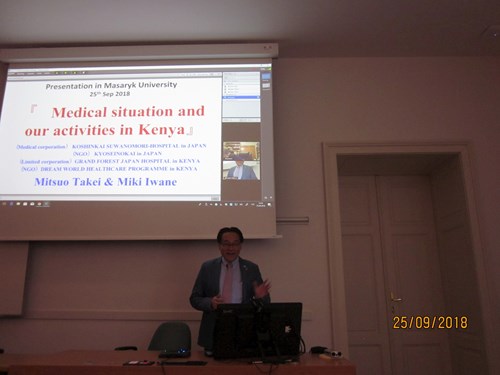 Dr. Mitsuo Takei, M.D., Japonsko, přednáška