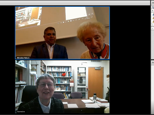 Prof. Germaine Cornélissen, University of Minnesota, USA, Assoz. Prof. Nandu Goswami, Austria, Prof. MUDr. Jarmila Siegelová, DrSc., discussion