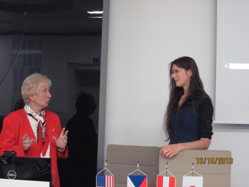 Mgr. Jana Svačinová, Ph.D., Masaryk University, CZ and Prof. MUDr. Jarmila Siegelová, DrSc., Masaryk University, CZ, discussion