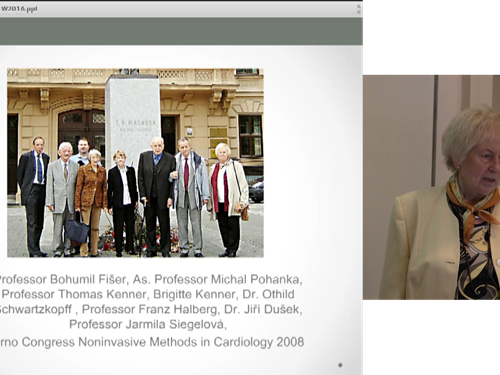 Prof. MUDr. Jarmila Siegelová, DrSc. – history of international cooperation MU – results of internationa cooperation resulted in Brno Consensus of Chronologic evaluation of blood pressure 2008