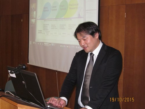 Presentation Yusuke Inoue, Assistant Professor, Ph.D., Sendai, Japan.