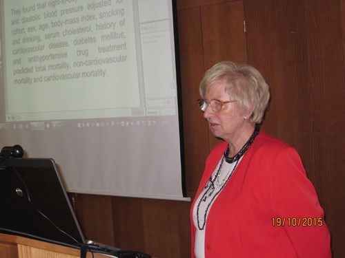 Presentation Professor MUDr. Jarmila Siegelová, DrSc.