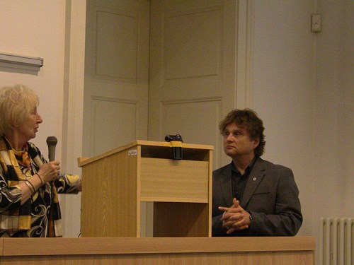 Prof. MUDr. Jarmila Siegelová, DrSc. a prof. MUDr. Petr Dobšák, CSc. – opening