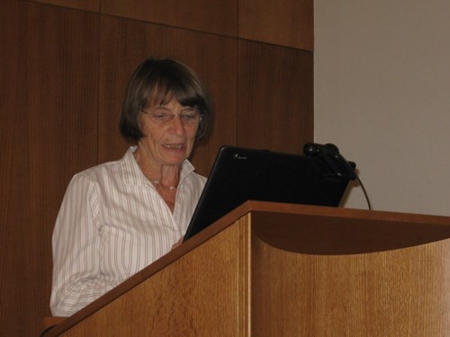 Brigitte Kenner, Dr., University of Graz, Austria, longtime participant and researcher of international symposia at the Masaryk University in Brno