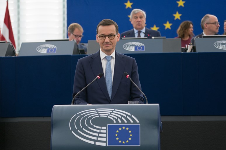 Foto: Polský premiér Mateusz Morawiecki, European Parliament, Flickr, CC BY 2.0