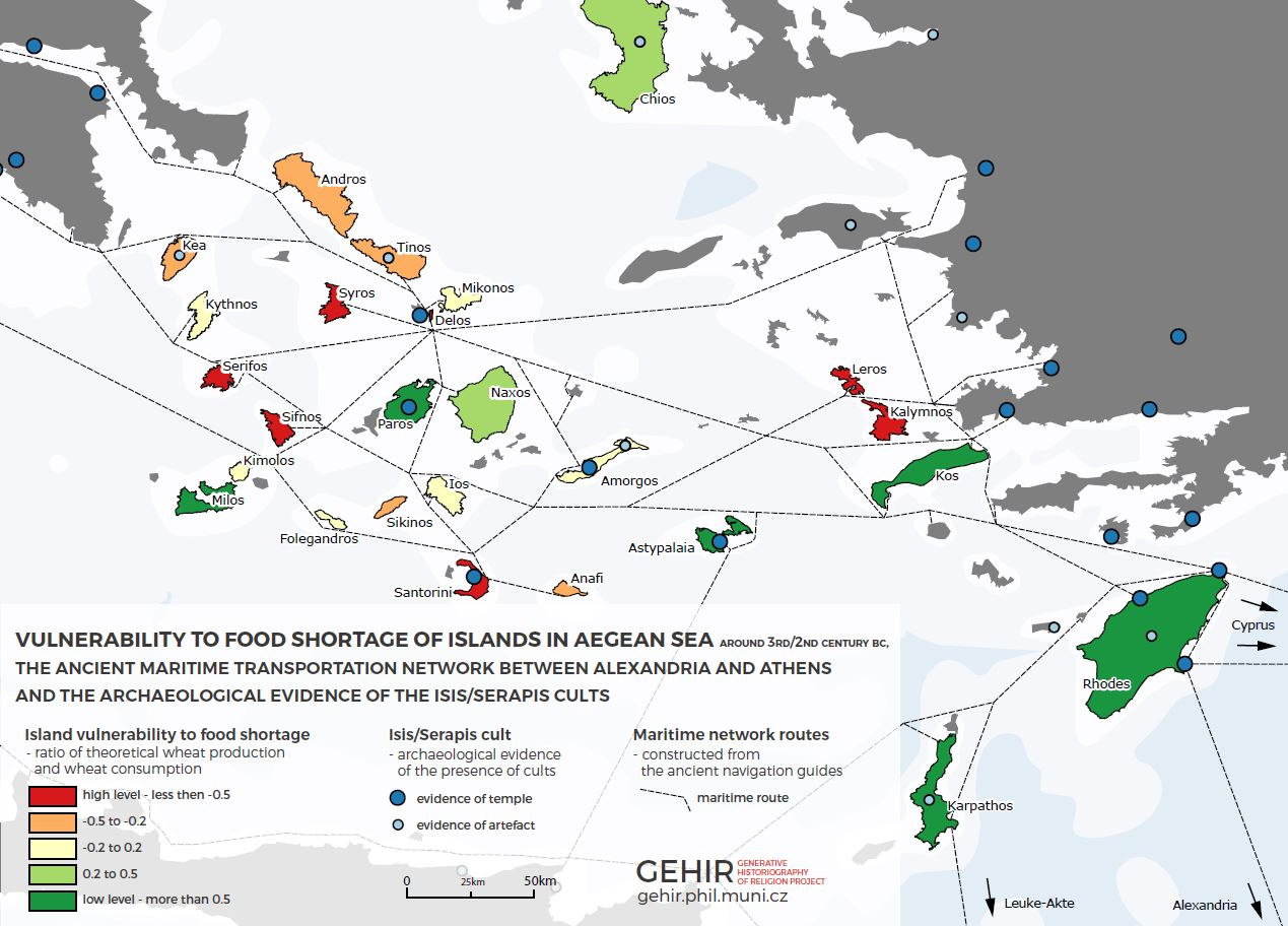 From the case study about Isis/Serapis cults.
