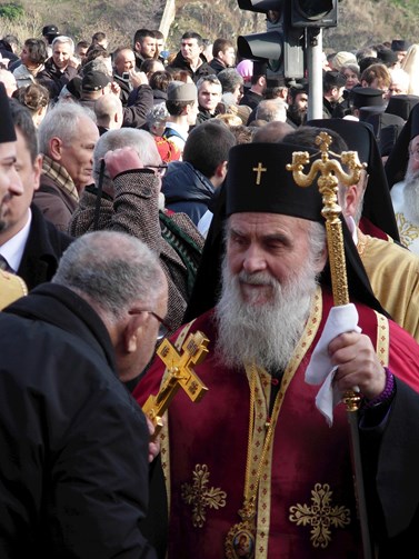 Patriarcha Irinej, hlava Srbské pravoslavné církve. Foto: Micki, Wikimedia Commons, CC BY-SA 3.0