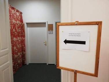 Bezpečí a klid nabízela místnost Safe Haven Room na katedře psychologie. Zdroj: Facebook katedry psychologie