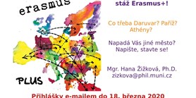 Pracovní stáž Erasmus+