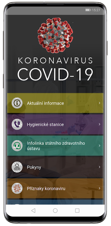 Mobilní aplikace Koronavirus COVID-19