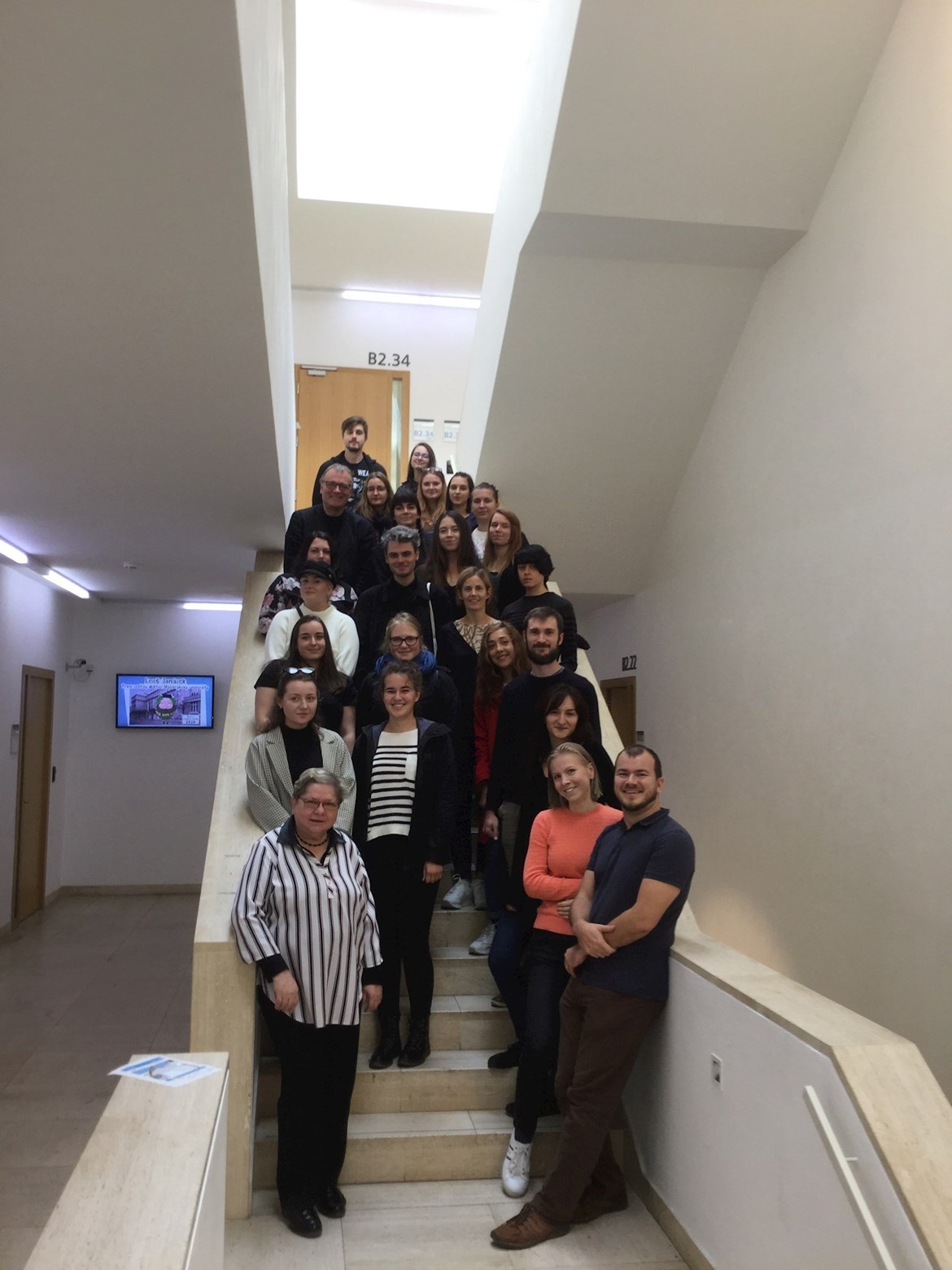 professors and students from Agder University and Masaryk University during the project workshop 9-11 October 2019