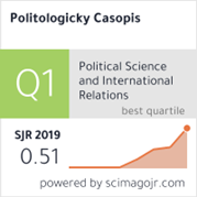 Odkaz na Scimago Ranking Politologický časopis