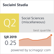 Odkaz na Scimago Ranking Sociální studia