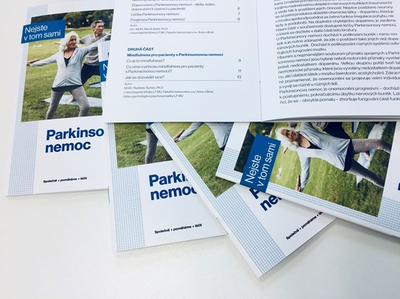 
Nová brožura pro lidi s Parkinsonovou nemocí.
