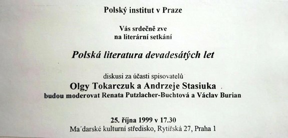 Literární setkání v Praze (1999)