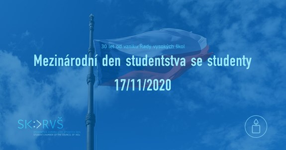 Mezinárodní den studentstva se studenty. Foto: Studentská komora Rady vysokých škol