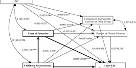 Sex differences in the association of childhood socioeconomic position and later-life depressive symptoms in Europe: the mediating effect of education 