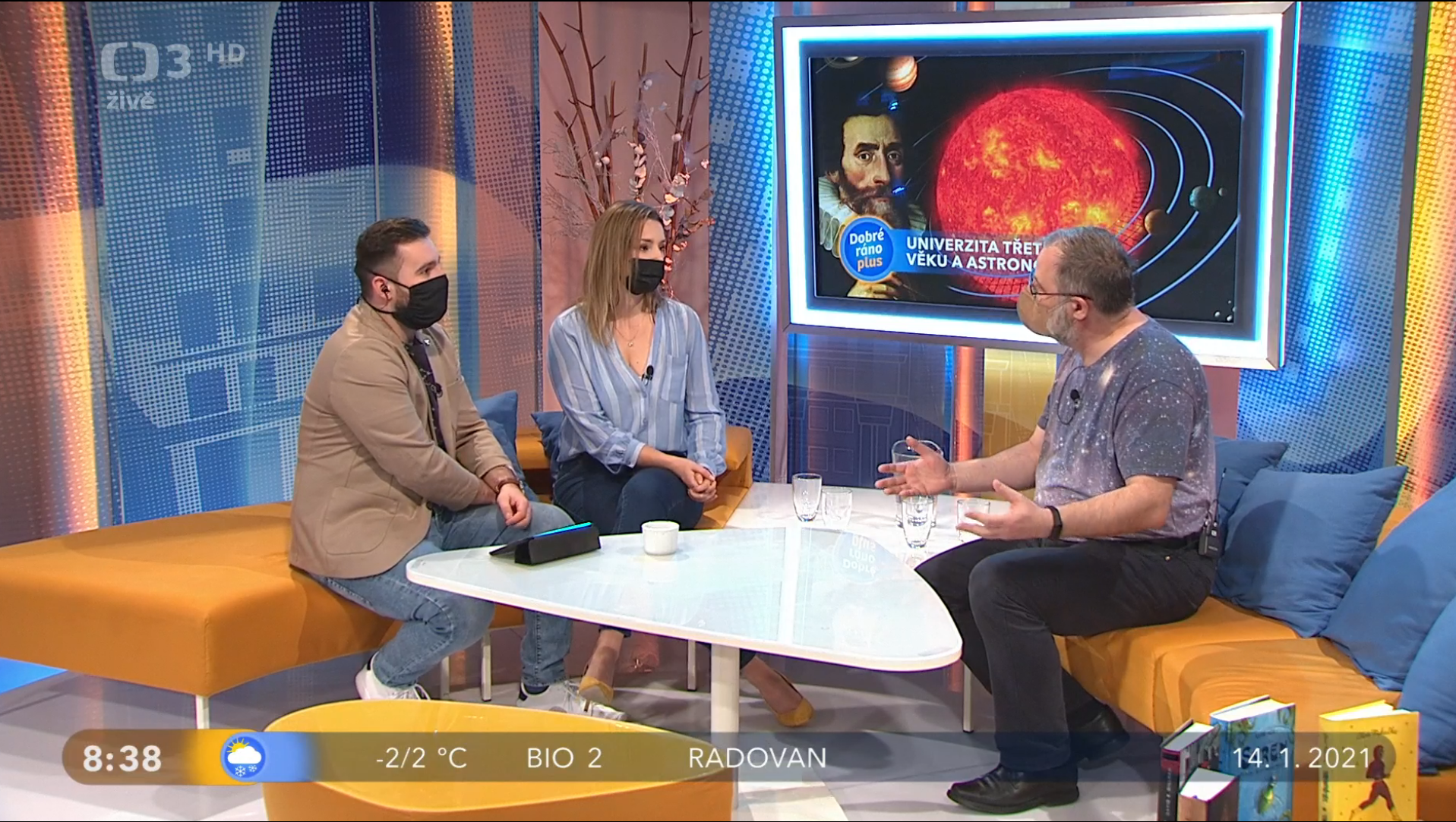 Astronomický kurz na Univerzitě třetího věku MU v pořadu České televize