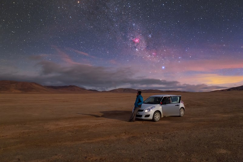 Credit: Petr Horálek, duben 2015, nebe nad pouští Atacama