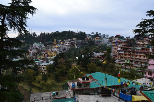 Dharamsala, středisko tibetského exilu v Indii (Martin Špirk, 2017)