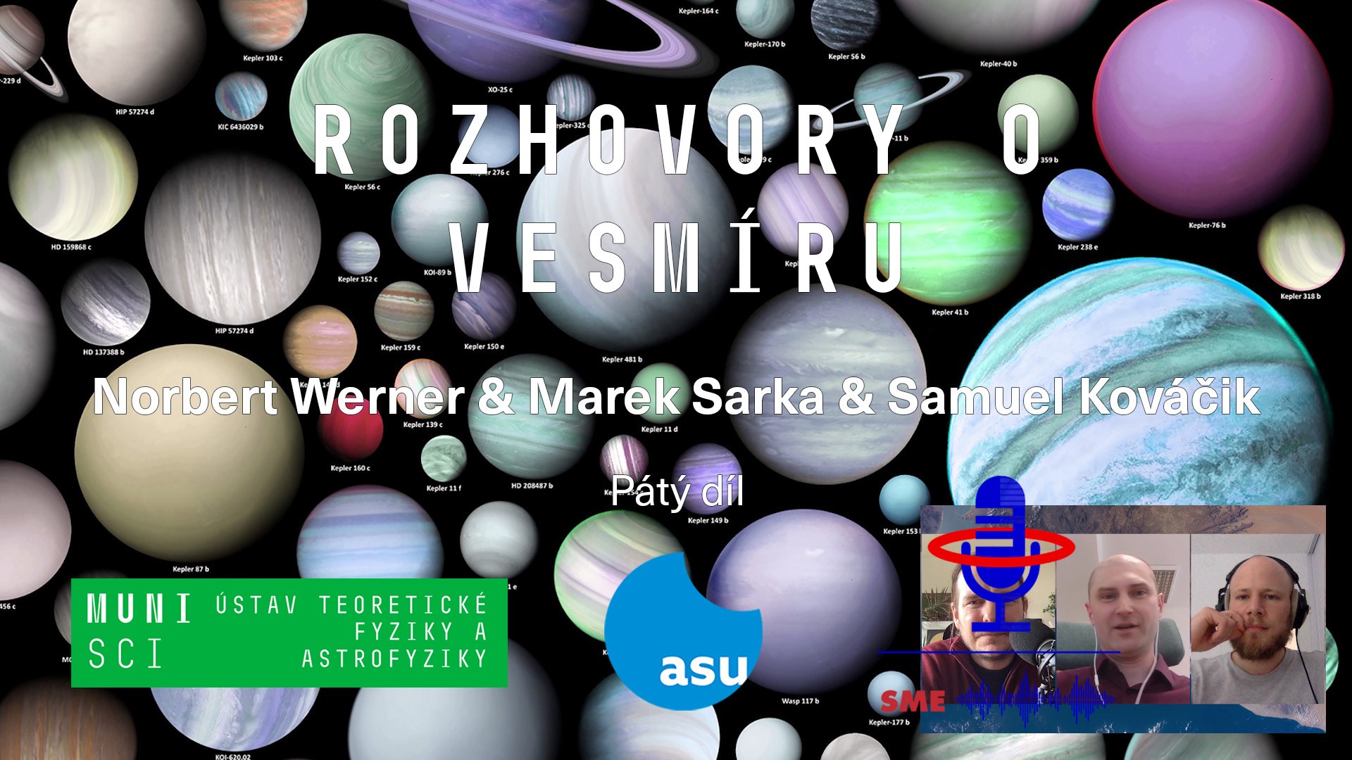 Pátý díl Rozhovorů o vesmíru!