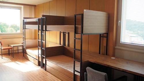 Vinařská halls of residence - four-bed room
