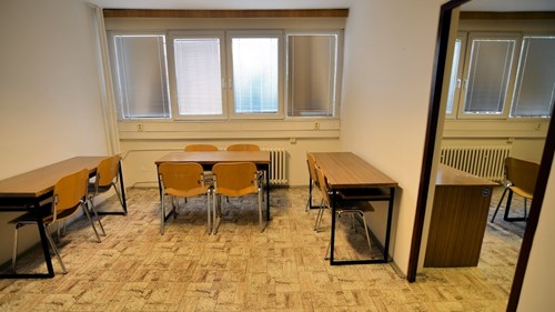 Sladkého halls of residence - study room