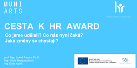 HR Award – Information meetings were held on the current state of the HR Award at the Faculty of Arts, Masaryk University