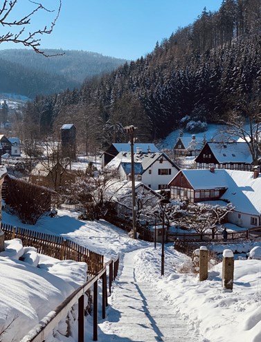 Czech winter, Světlá pod Ještědem