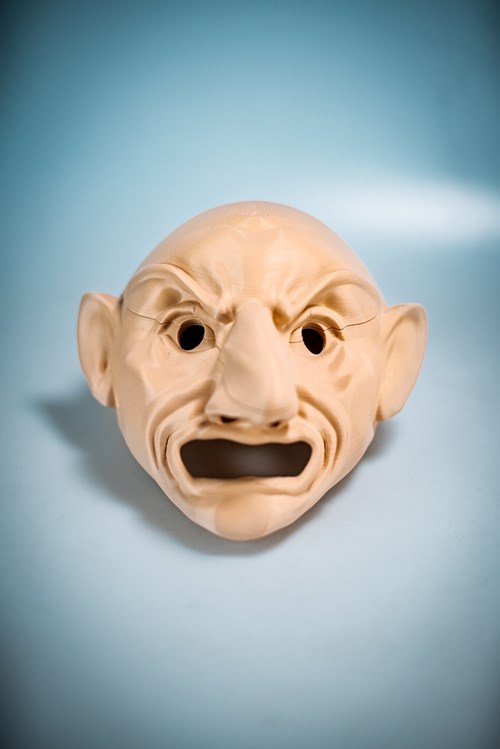 3D model římské komické masky 