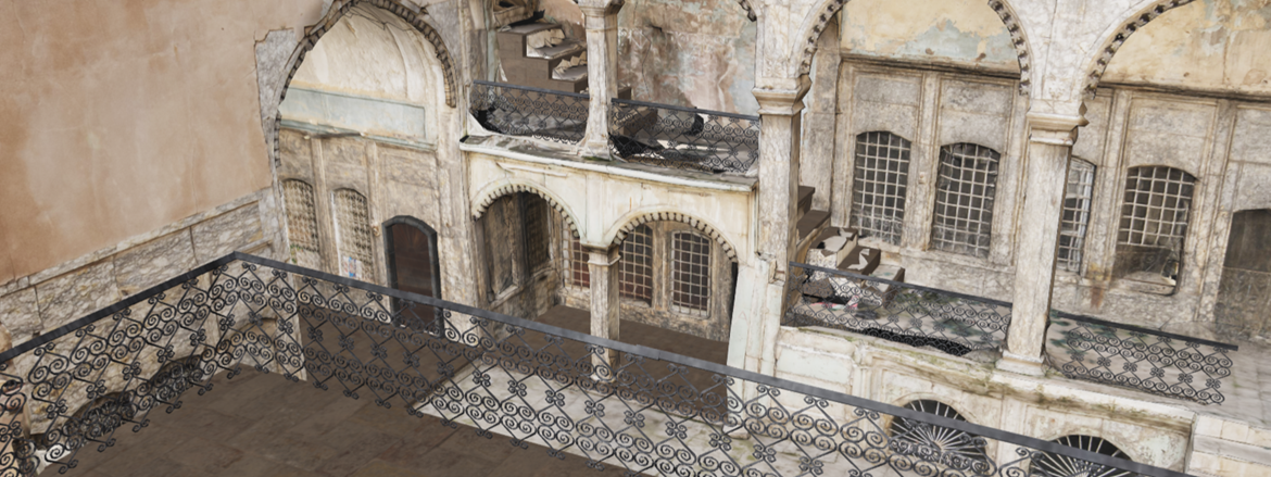 3D model historického domu v syrském Mosulu. Zdroj: VR Lab pro Google Arts and Culture.