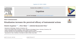 Ritualization increases the perceived efficacy of actions