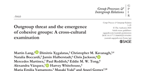 Outgroup threat and group cohesion