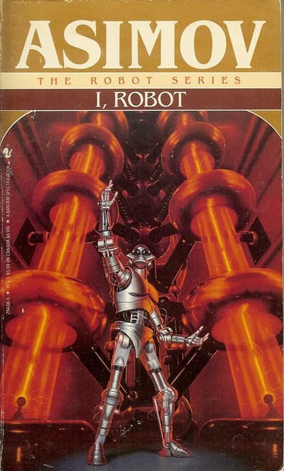 Obálka knihy I, robot (Já, robot).