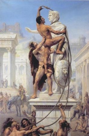 Malba od Josepha-Noёla Sylvestra, Dobytí Říma.
