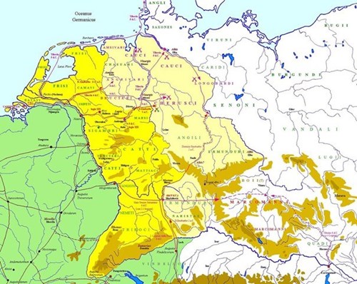 Germánské kmeny kolem přelomu letopočtu