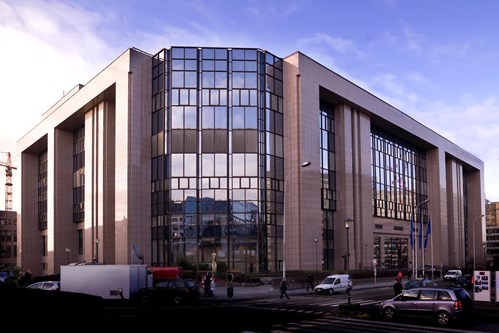 Hlavní sídlo Rady EU v Bruselu