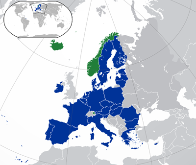Roamingové používání mobilů „jako doma“ platí v celé EU a ve třech státech tzv. Evropského hospodářského prostoru – Lichtenštejnsko, Norsko a Švýcarsko.