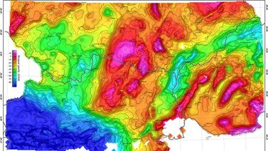 Complete Bouguer gravity anomaly map set