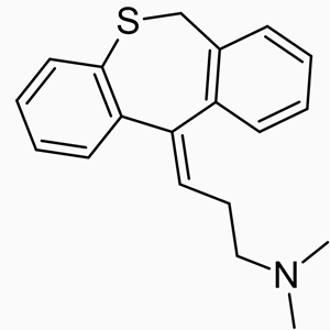 Chemická struktura dosulepinu